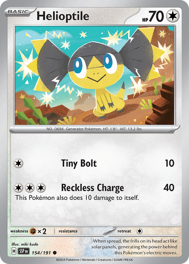 Helioptile, kortbilde fra pokemontcg.io