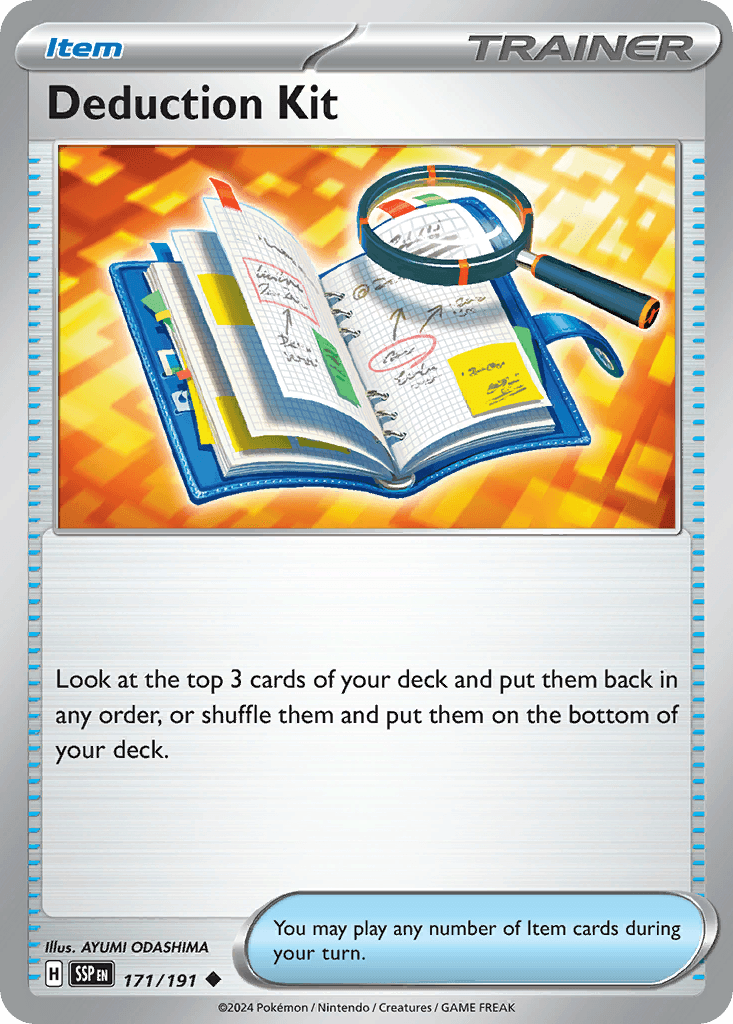 Deduction Kit, kortbilde fra pokemontcg.io
