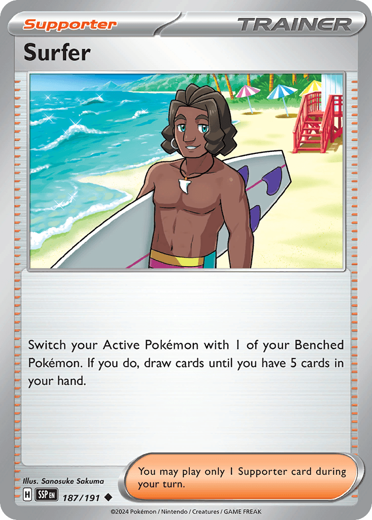 Surfer, kortbilde fra pokemontcg.io