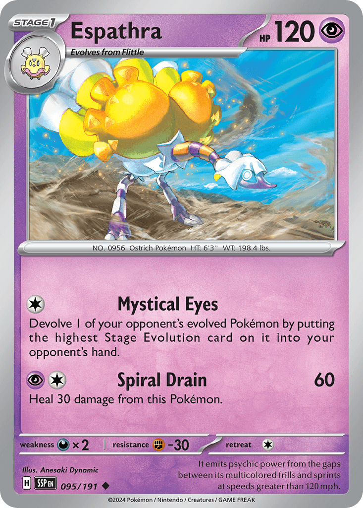 Espathra, kortbilde fra pokemontcg.io