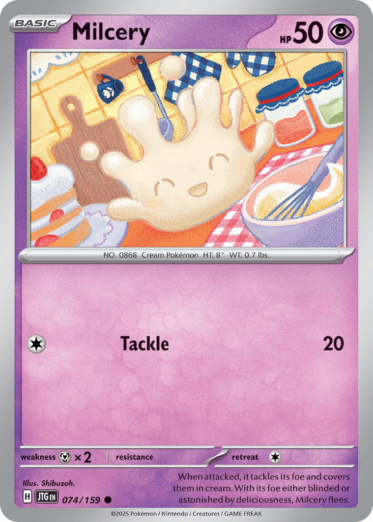 Milcery, kortbilde fra pokemontcg.io