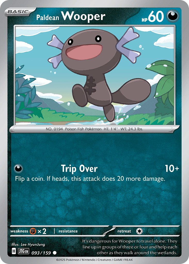 Paldean Wooper, kortbilde fra pokemontcg.io