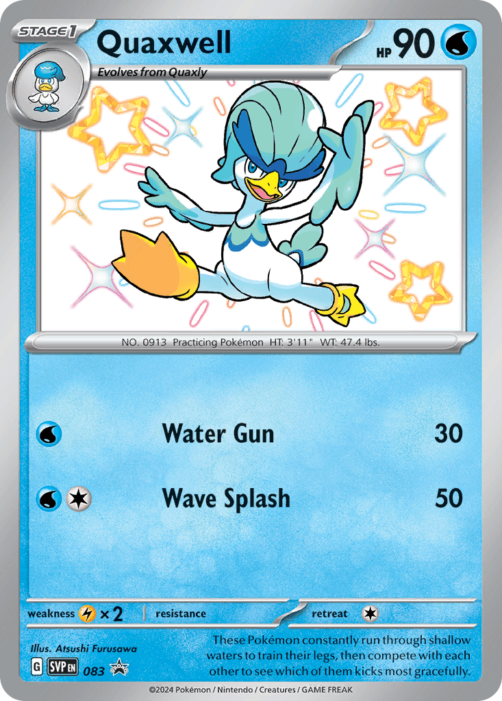 Quaxwell, kortbilde fra pokemontcg.io