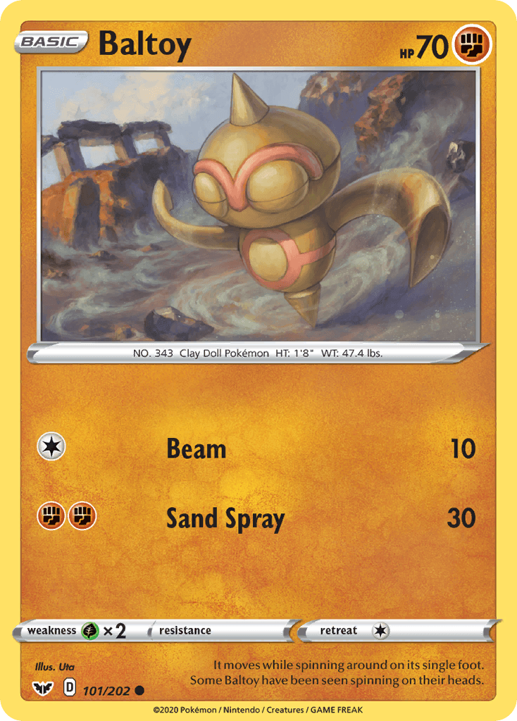 Baltoy, kortbilde fra pokemontcg.io
