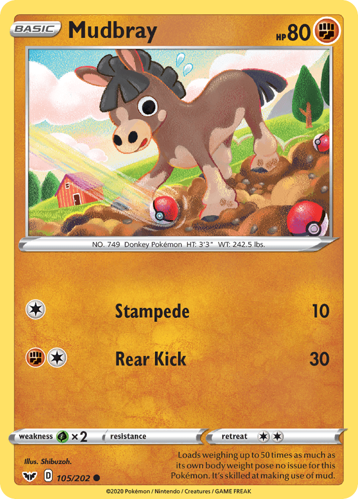 Mudbray, kortbilde fra pokemontcg.io
