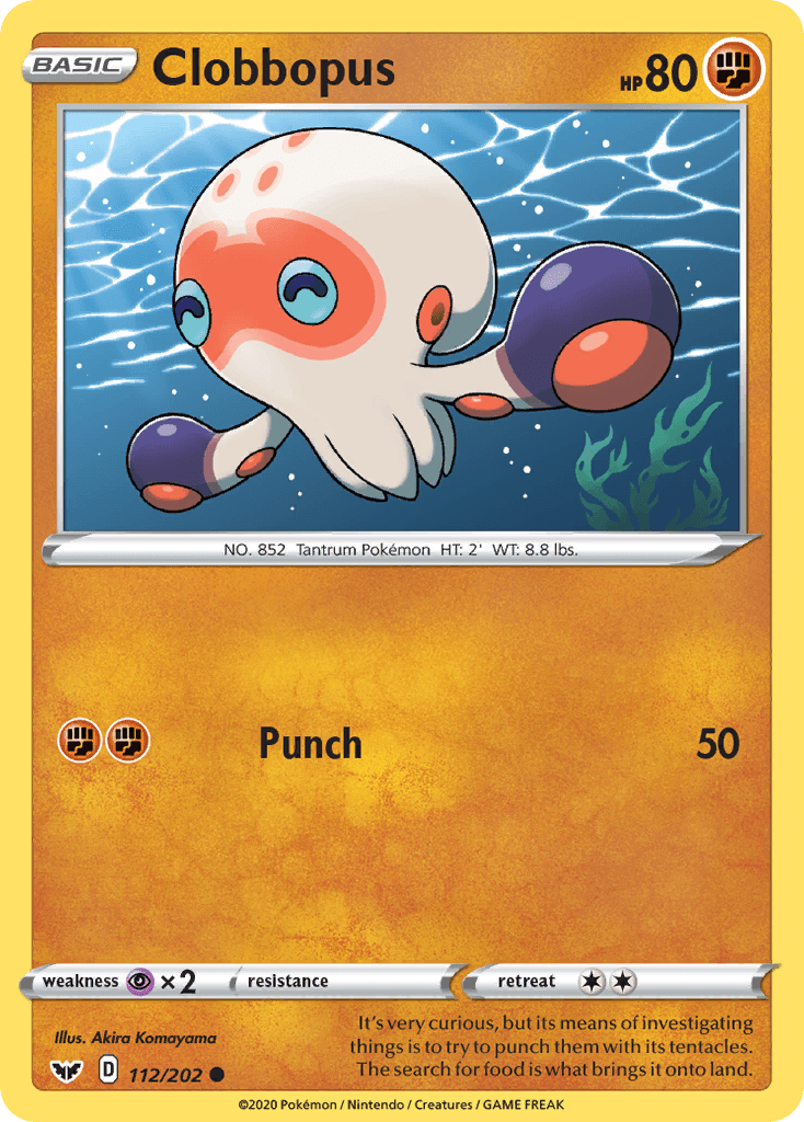 Clobbopus, kortbilde fra pokemontcg.io