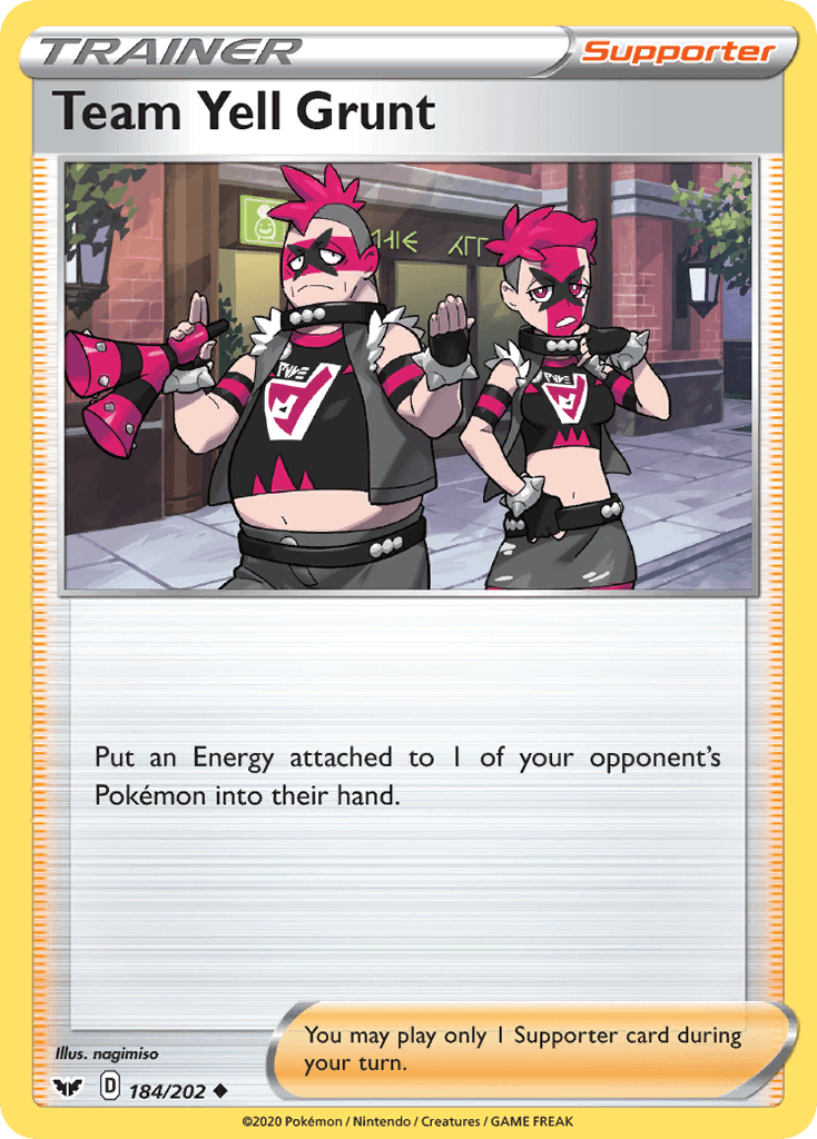 Team Yell Grunt, kortbilde fra pokemontcg.io
