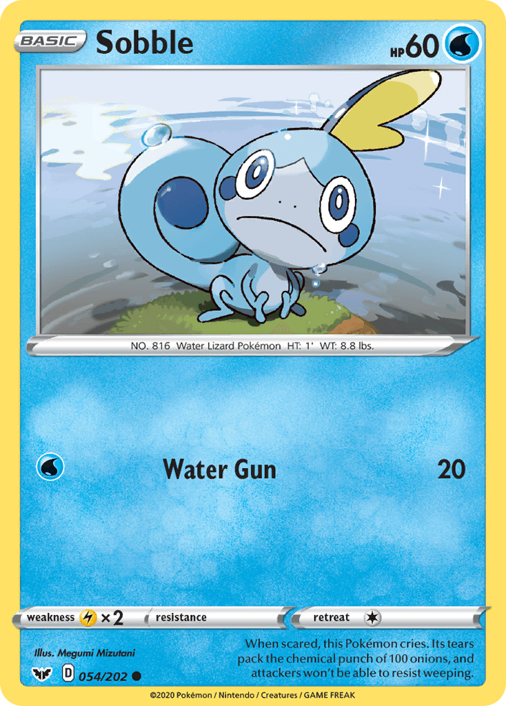 Sobble, kortbilde fra pokemontcg.io