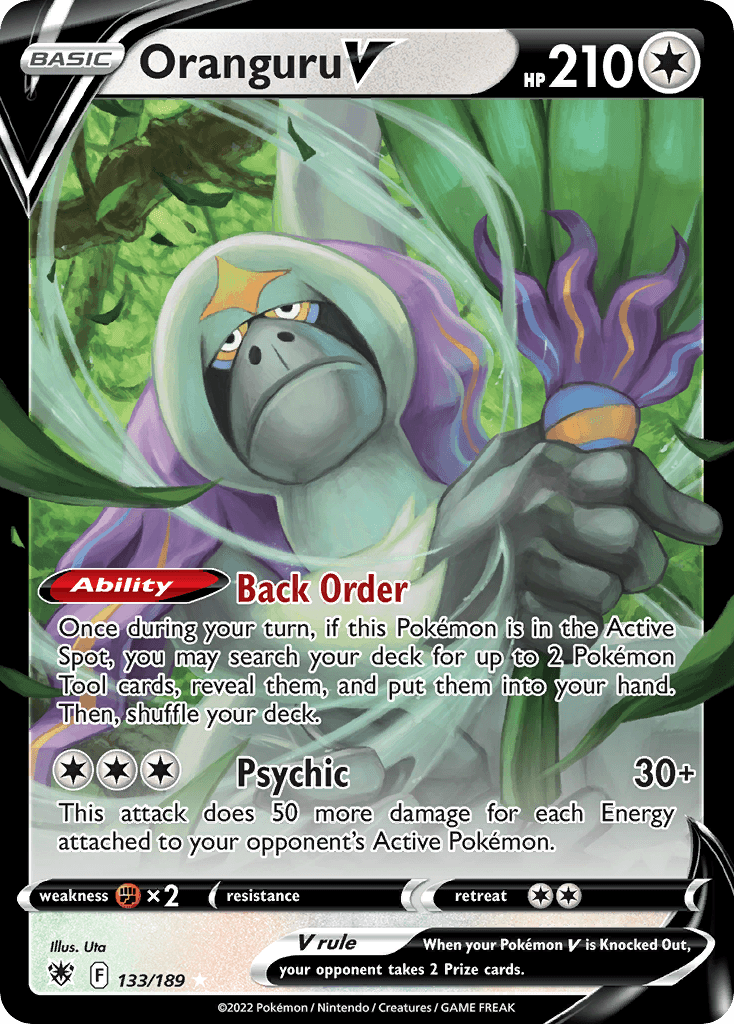 Oranguru V, kortbilde fra pokemontcg.io