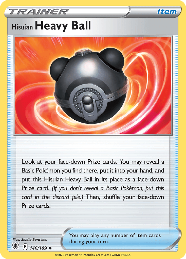 Hisuian Heavy Ball, kortbilde fra pokemontcg.io