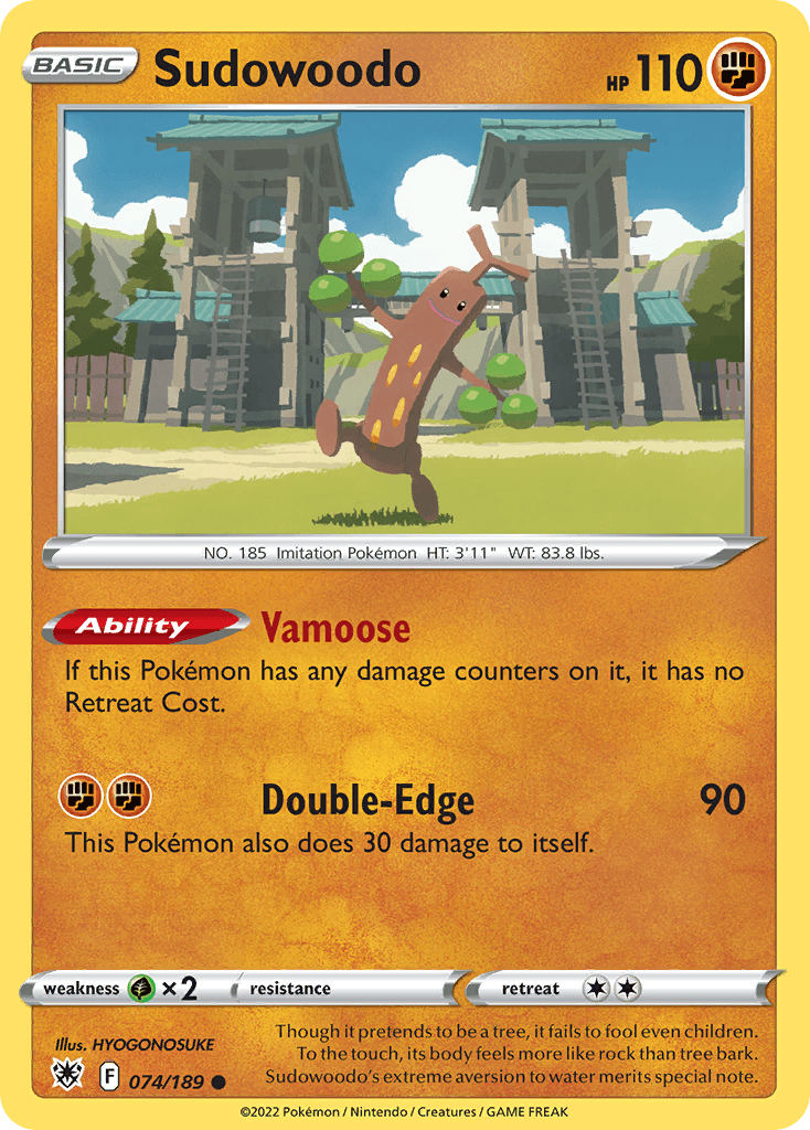 Sudowoodo, kortbilde fra pokemontcg.io