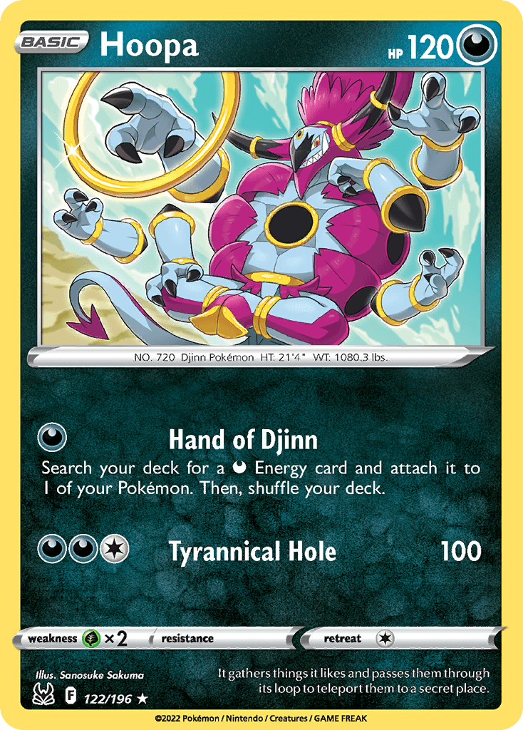 Hoopa, kortbilde fra pokemontcg.io