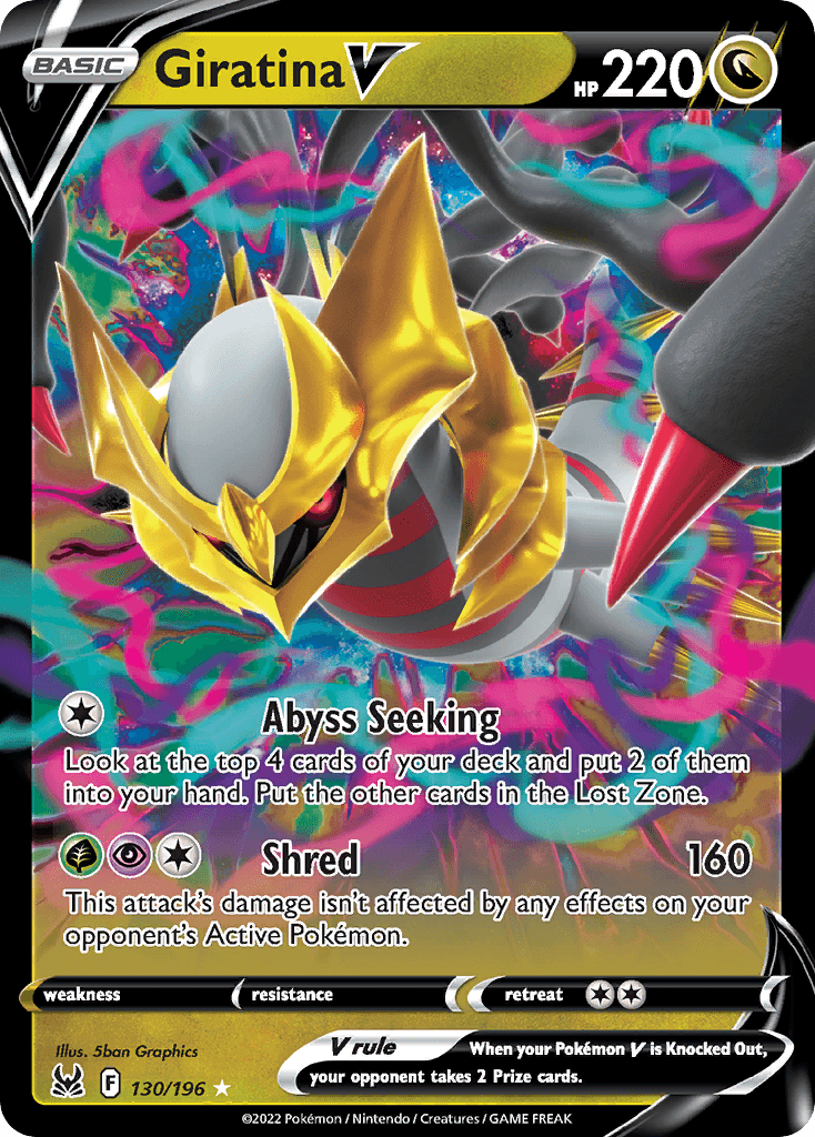 Giratina V, kortbilde fra pokemontcg.io