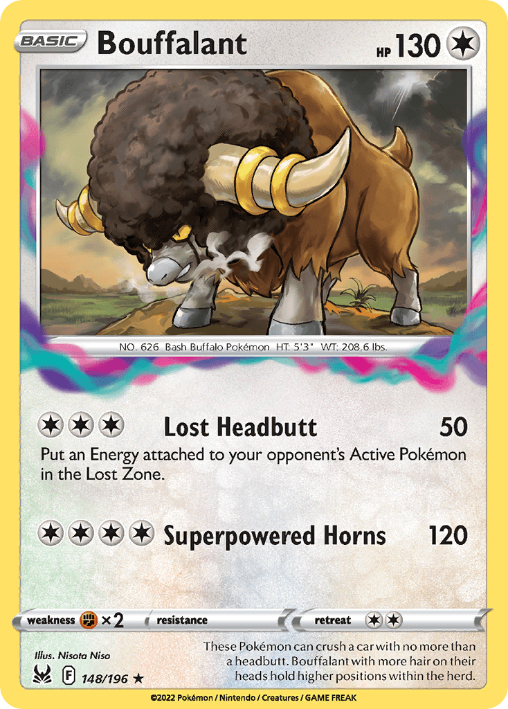 Bouffalant, kortbilde fra pokemontcg.io