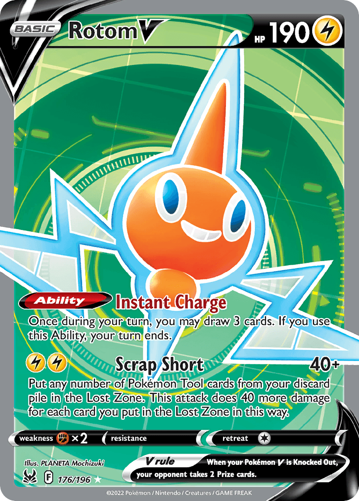 Rotom V, kortbilde fra pokemontcg.io