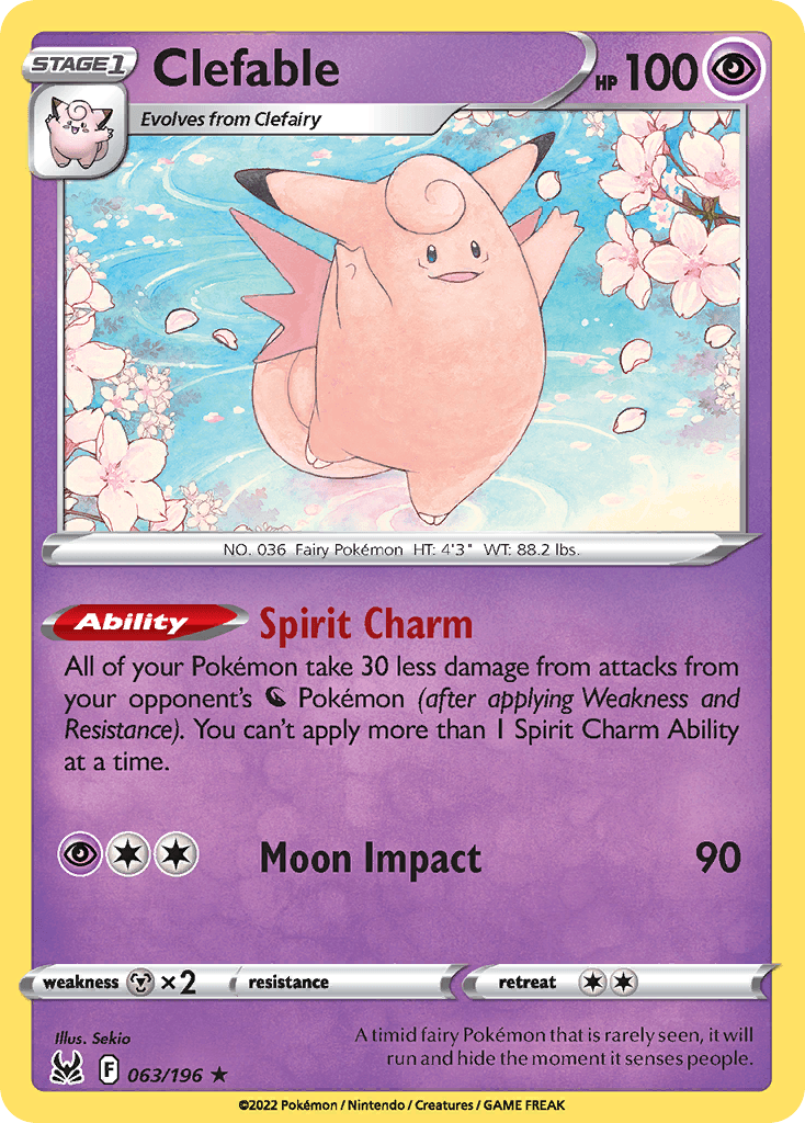 Clefable, kortbilde fra pokemontcg.io