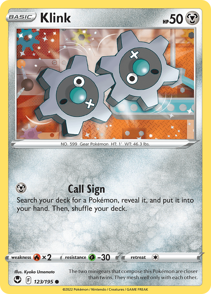 Klink, kortbilde fra pokemontcg.io