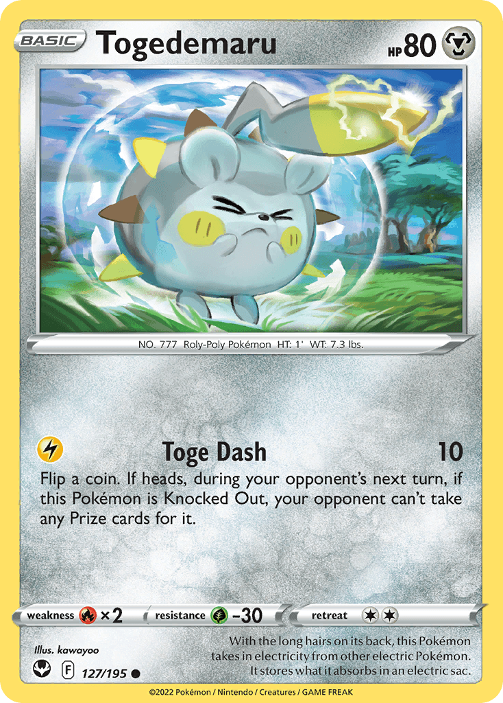 Togedemaru, kortbilde fra pokemontcg.io