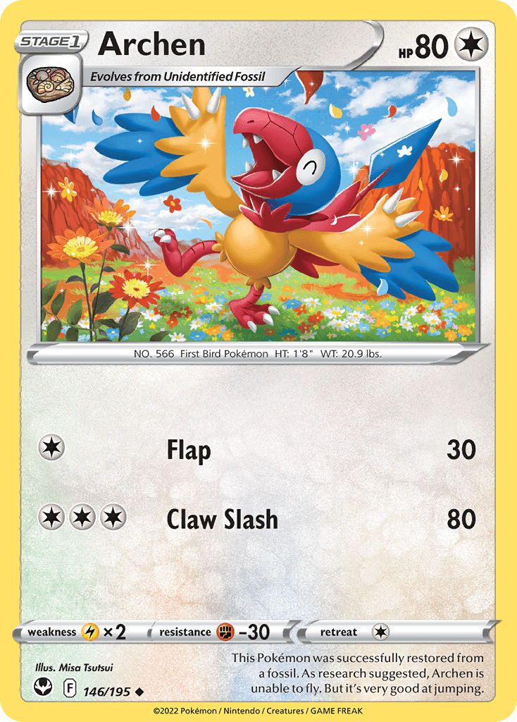 Archen, kortbilde fra pokemontcg.io
