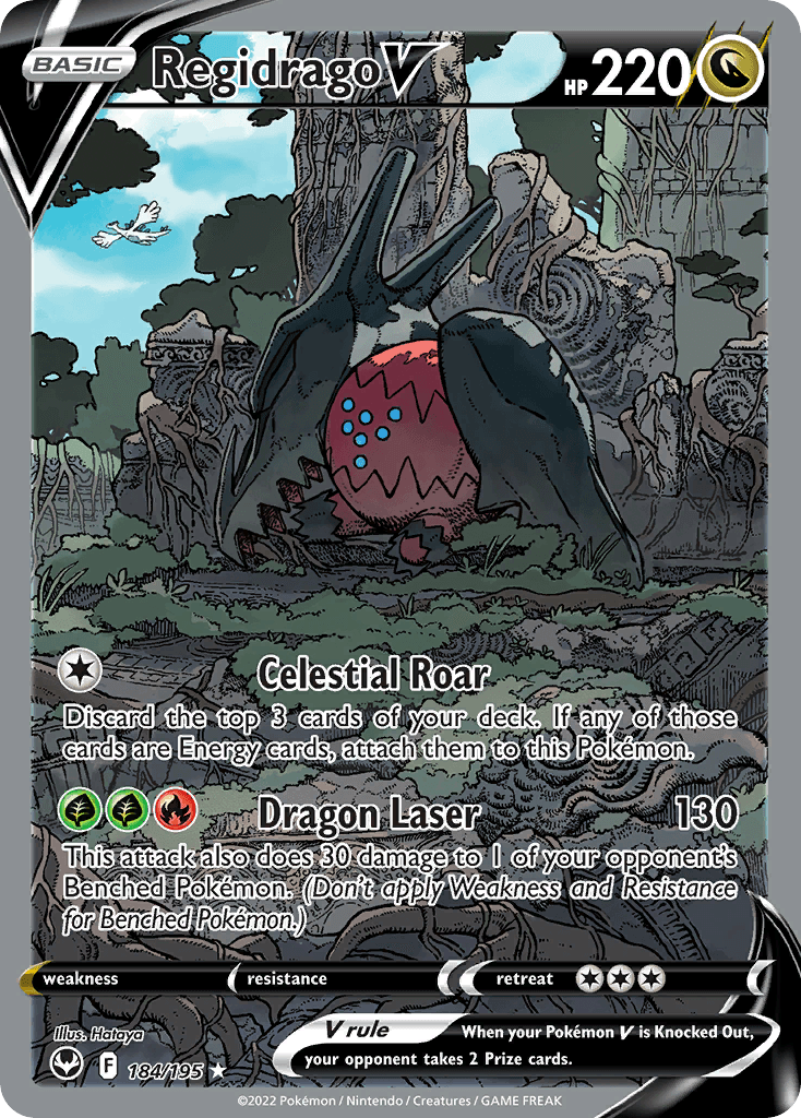 Regidrago V, kortbilde fra pokemontcg.io