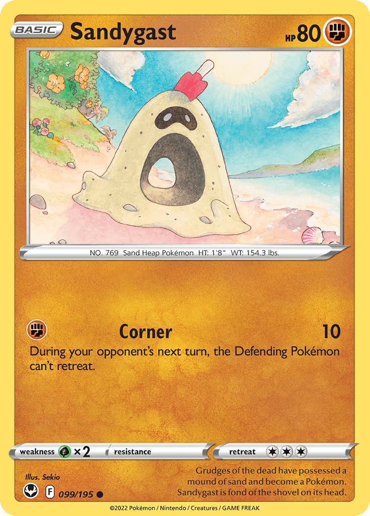 Sandygast, kortbilde fra pokemontcg.io