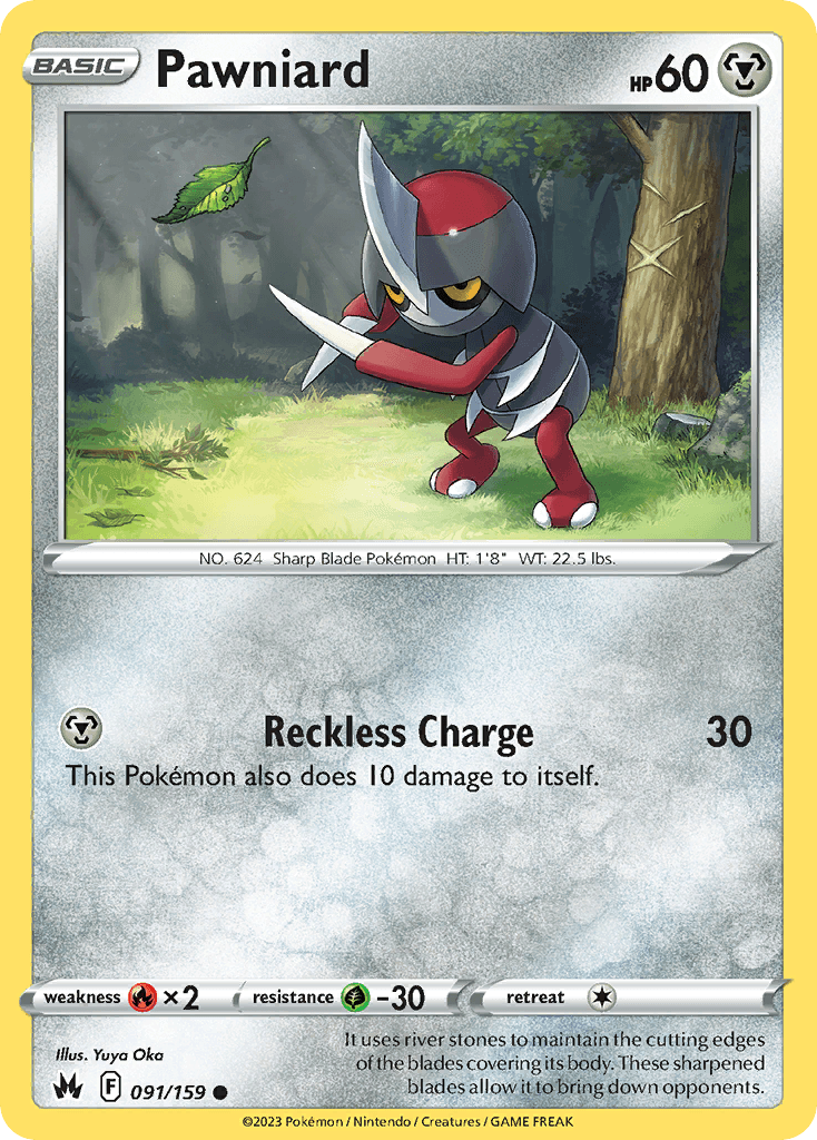 Pawniard, kortbilde fra pokemontcg.io