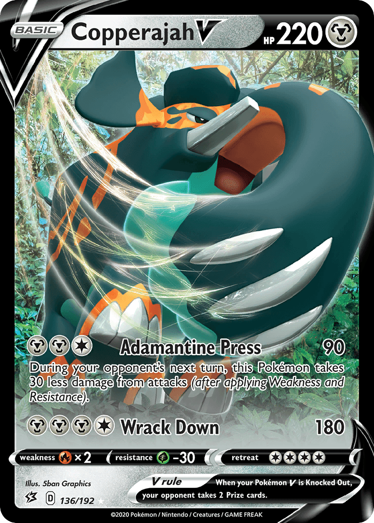 Copperajah V, kortbilde fra pokemontcg.io