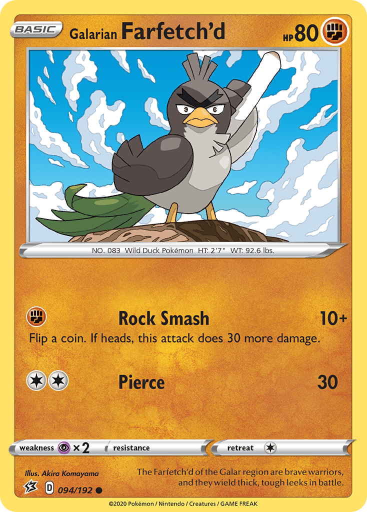 Galarian Farfetch'd, kortbilde fra pokemontcg.io