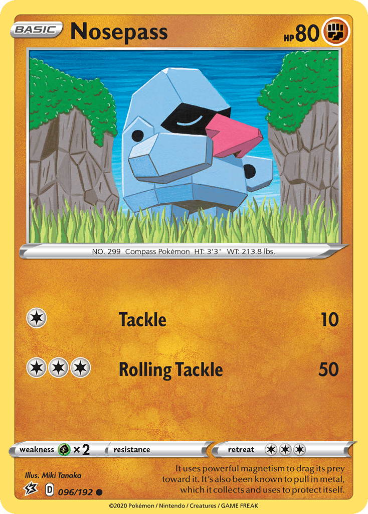 Nosepass, kortbilde fra pokemontcg.io