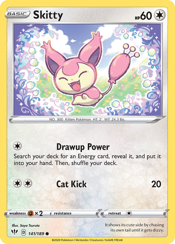 Skitty, kortbilde fra pokemontcg.io