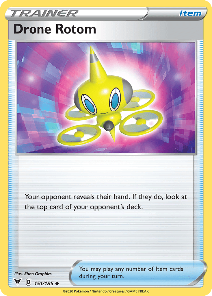 Drone Rotom, kortbilde fra pokemontcg.io