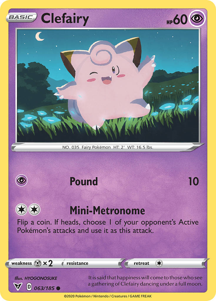 Clefairy, kortbilde fra pokemontcg.io