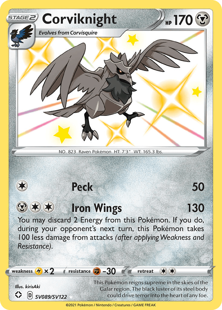 Corviknight, kortbilde fra pokemontcg.io