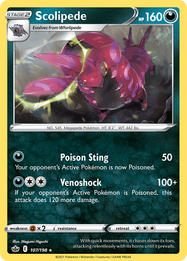 Scolipede, kortbilde fra pokemontcg.io