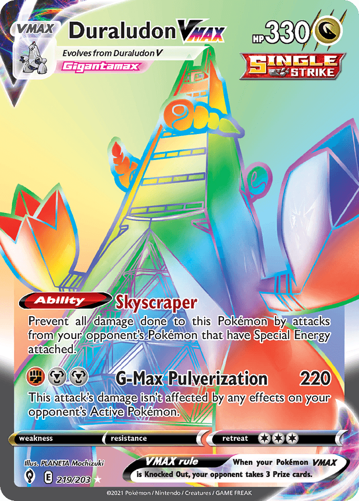 Duraludon VMAX, kortbilde fra pokemontcg.io