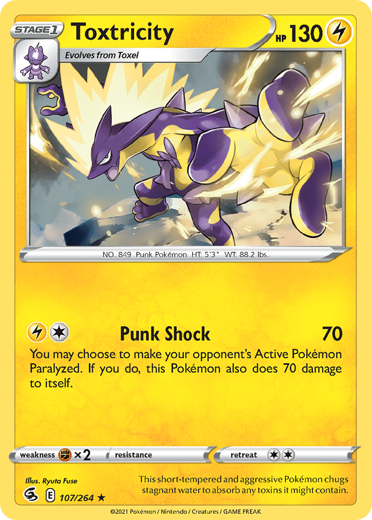 Toxtricity, kortbilde fra pokemontcg.io