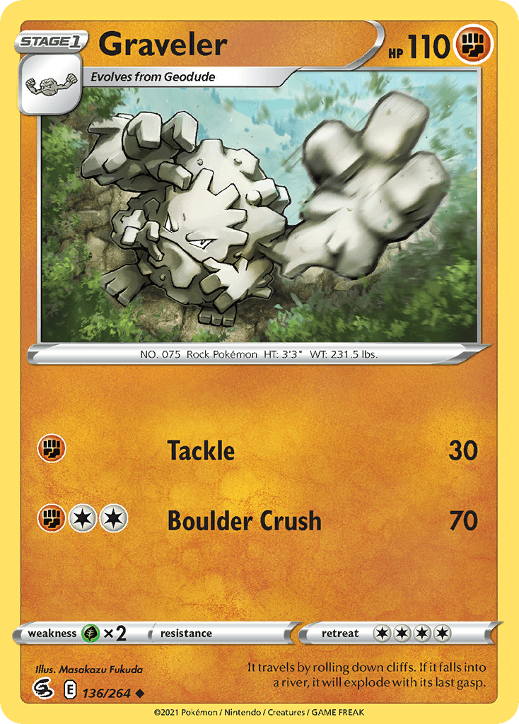 Graveler, kortbilde fra pokemontcg.io