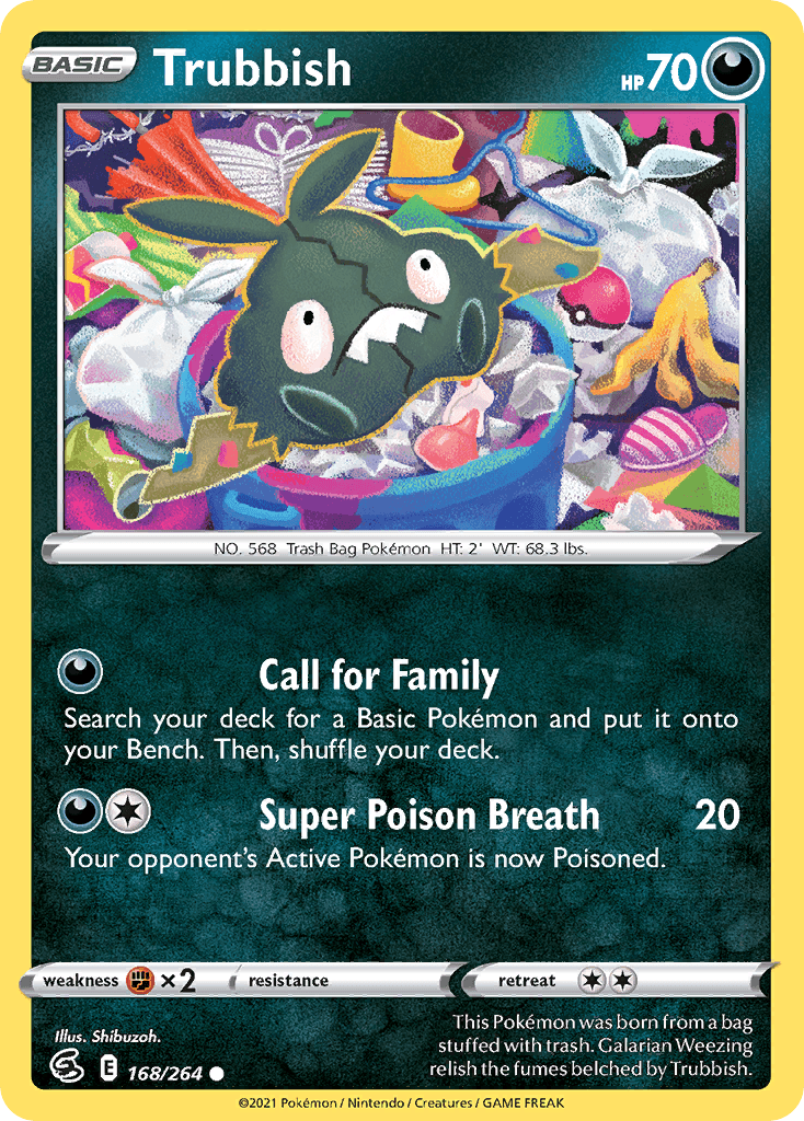 Trubbish, kortbilde fra pokemontcg.io
