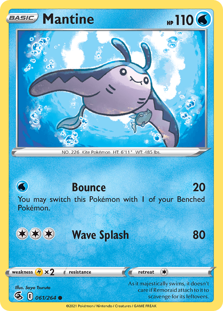 Mantine, kortbilde fra pokemontcg.io