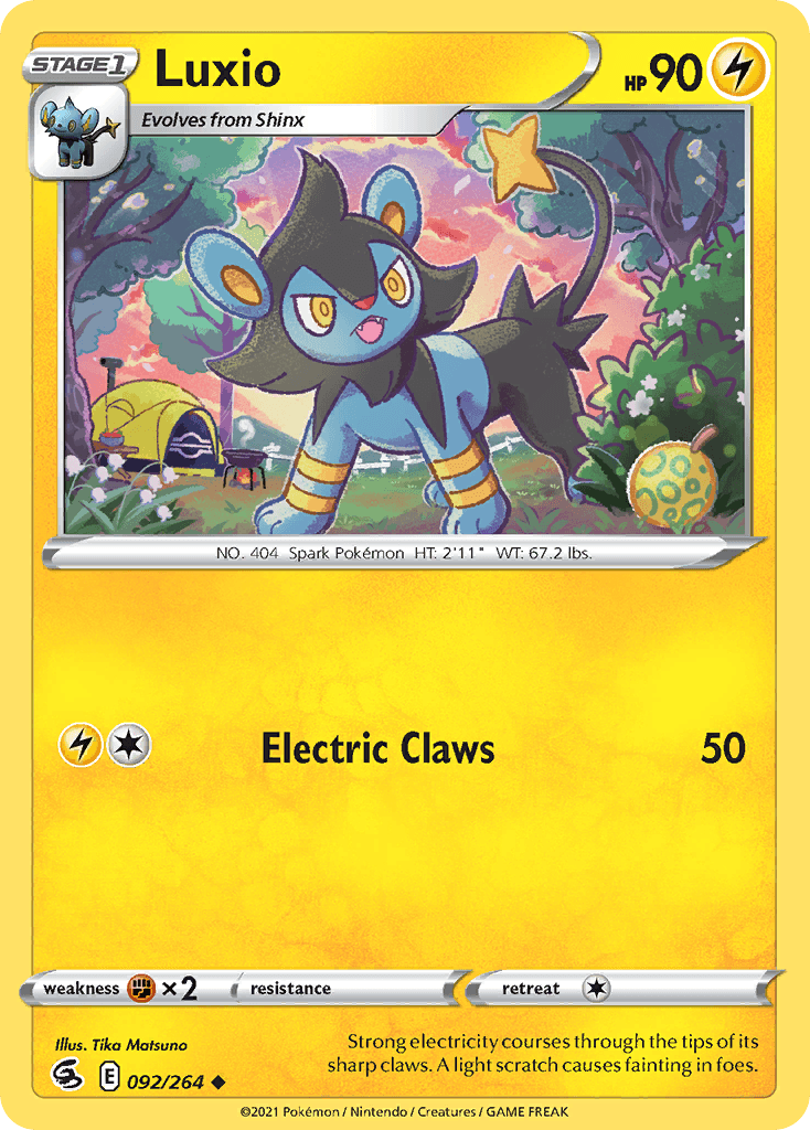 Luxio, kortbilde fra pokemontcg.io