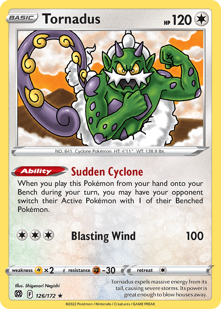 Tornadus, kortbilde fra pokemontcg.io