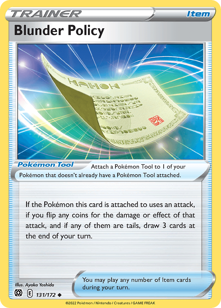 Blunder Policy, kortbilde fra pokemontcg.io