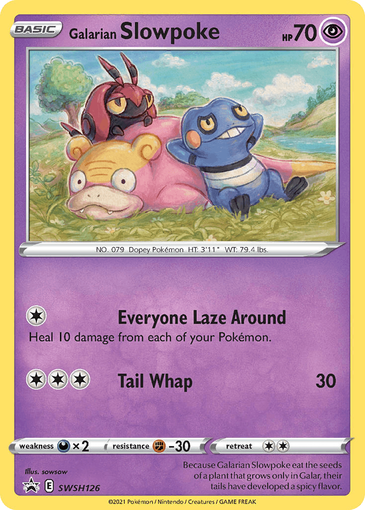 Galarian Slowpoke, kortbilde fra pokemontcg.io
