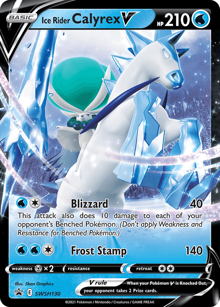 Ice Rider Calyrex V, kortbilde fra pokemontcg.io