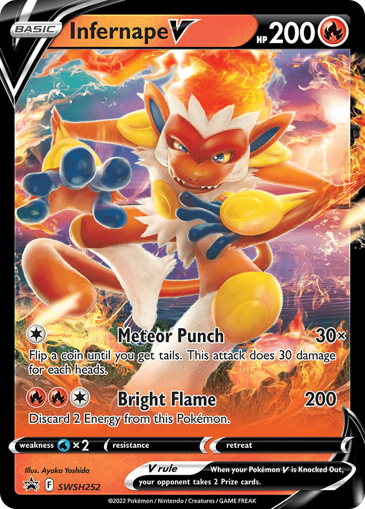 Infernape V, kortbilde fra pokemontcg.io