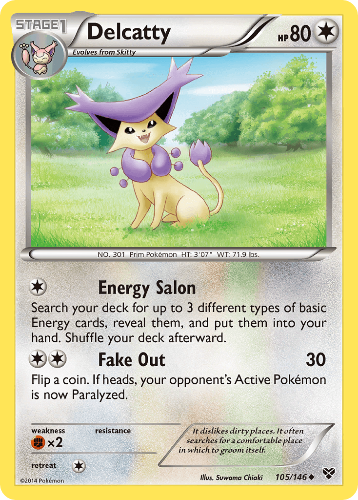 Delcatty, kortbilde fra pokemontcg.io