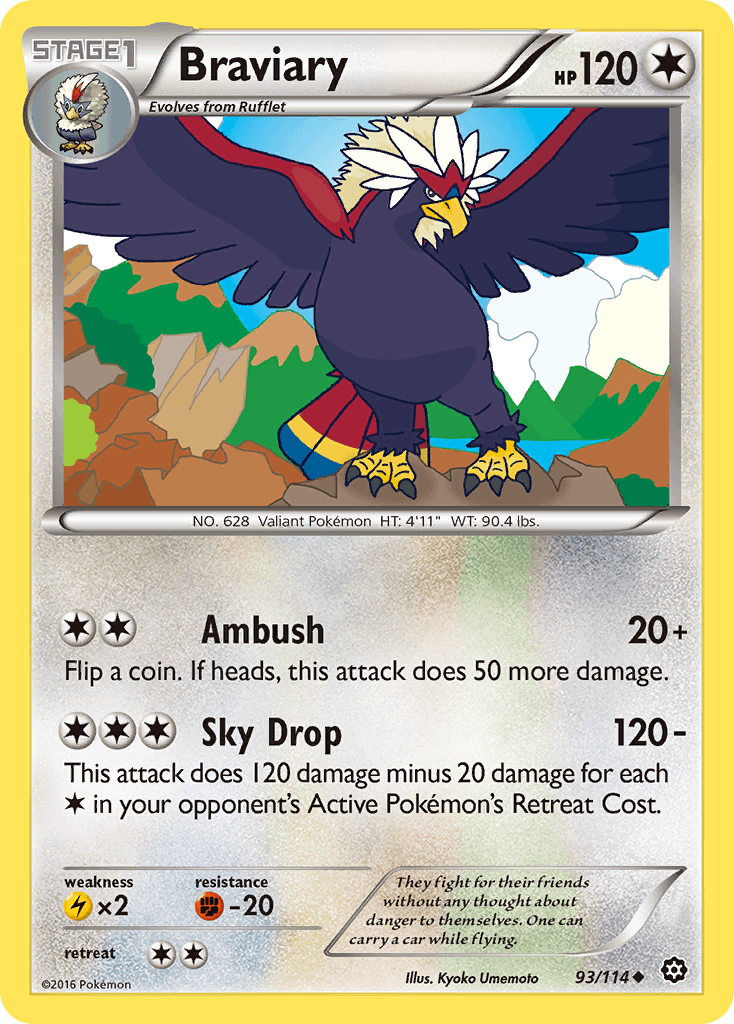 Braviary, kortbilde fra pokemontcg.io