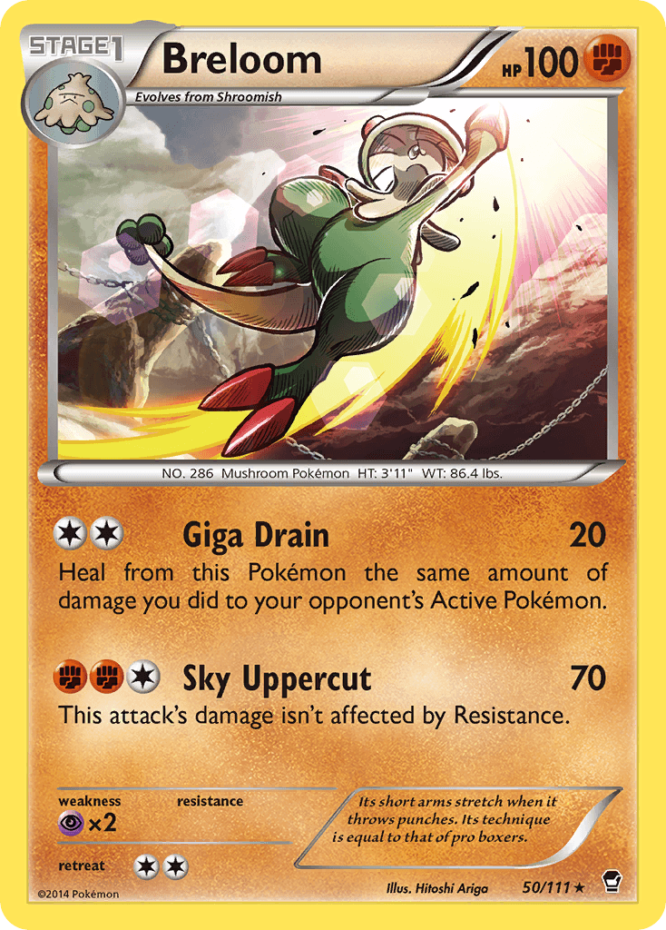 Breloom, kortbilde fra pokemontcg.io