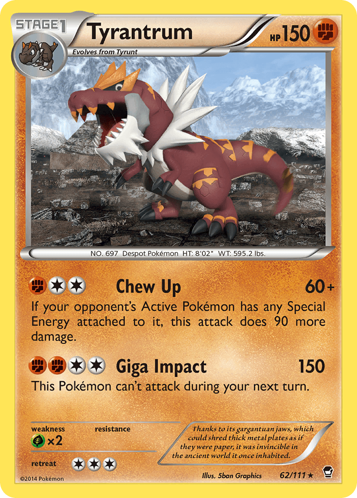 Tyrantrum, kortbilde fra pokemontcg.io