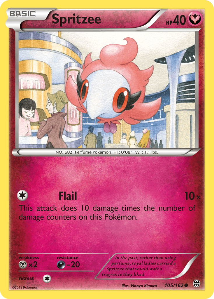 Spritzee, kortbilde fra pokemontcg.io